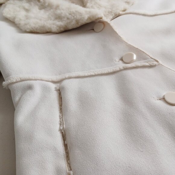 Utex Faux Fur/Shearling Coat - Picture 5 of 15